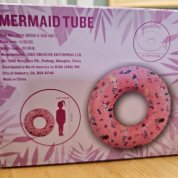 NEW Tommy Bahama kids inflatable tube mermaid - Picture 5 of 5
